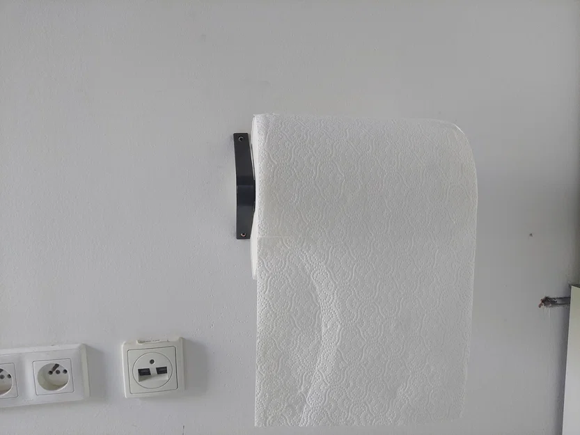 Giá treo cuộn giấy (paper towel) gắn tường - Image 2
