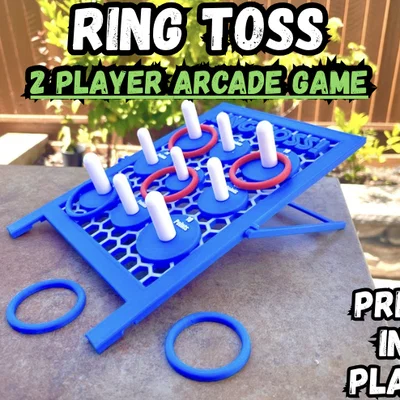 Trò Chơi Ring Toss Arcade Để Bàn – 2 Người Chơi