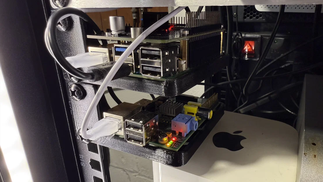 Ngàm gắn rack Raspberry Pi Model B (v1) - Image 3