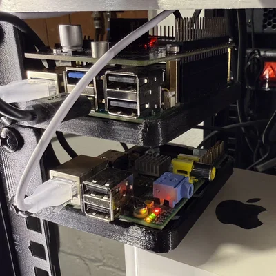 Ngàm gắn rack Raspberry Pi Model B (v1)