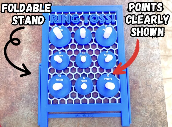 Trò Chơi Ring Toss Arcade Để Bàn – 2 Người Chơi - Image 3