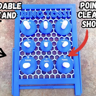 Trò Chơi Ring Toss Arcade Để Bàn – 2 Người Chơi