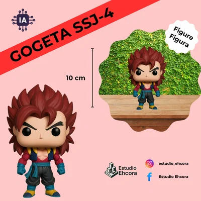 GOGETA SSJ-4 FUNKO POP (mô hình STL 10cm)
