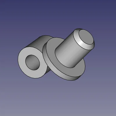 Ngàm giữ dụng cụ 1/4 inch cho bộ Mannesmann 215 (In 3D)