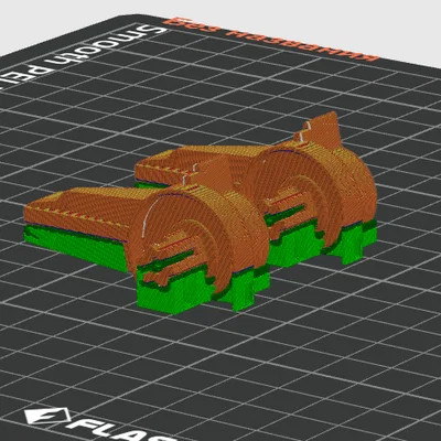 Thanh điều khiển mô-tơ gió Volkswagen V159 (File in 3D)