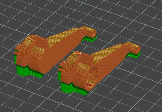 Thanh điều khiển mô-tơ gió Volkswagen V159 (File in 3D) - Image 4
