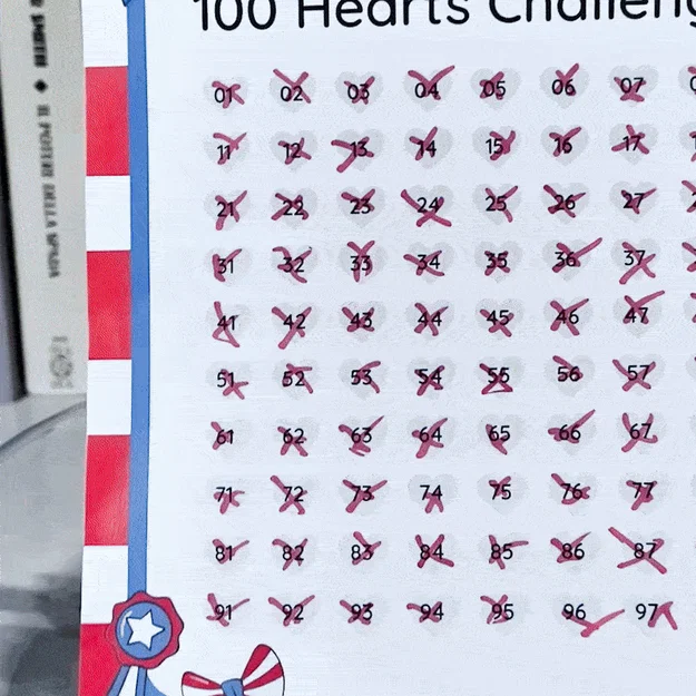 Trò chơi 100 Trái Tim USA Ẩn – 4th July + PDF (Game) - Image 2
