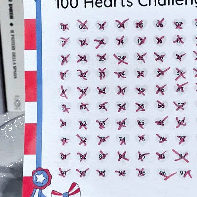 Trò chơi 100 Trái Tim USA Ẩn – 4th July + PDF (Game)