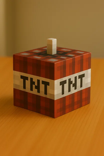 Mô hình khối TNT trang trí cực chất cho người hâm mộ Minecraft - Image 1