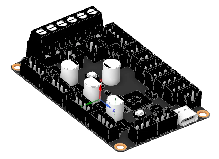 Mellow Fly Micro 4 V1.0 – Mô hình 3D chính xác để tích hợp - Image 1
