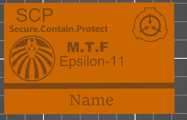 Thẻ Keycard SCP MTF tùy biến - Image 1
