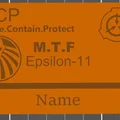 Thẻ Keycard SCP MTF tùy biến - Thumbnail 1