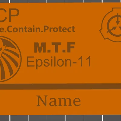 Thẻ Keycard SCP MTF tùy biến