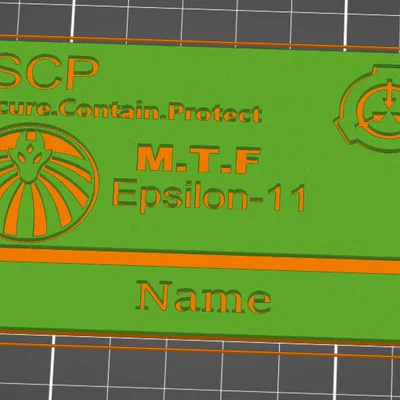 Thẻ Keycard SCP MTF tùy biến