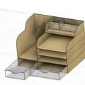 Khay Đựng Đồ Đa Năng ORGANIZZATORE GT437 Cho Bàn Làm Việc Gọn Gàng - Thumbnail 2