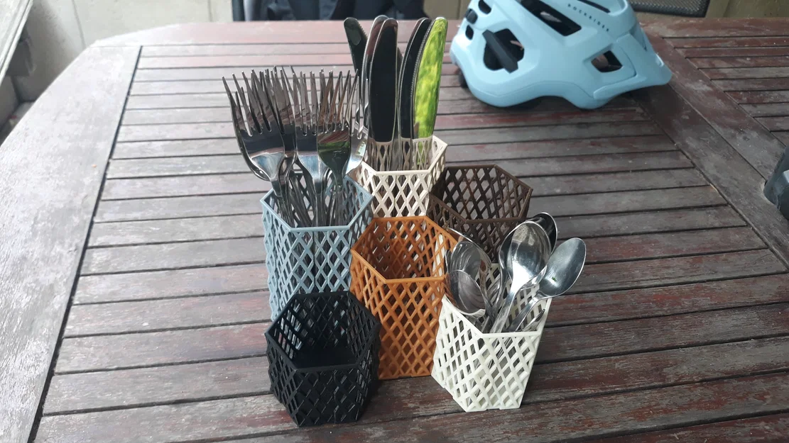 Bộ cốc lục giác lắp ghép thông minh (Variable Hexagon Cups) - Image 1