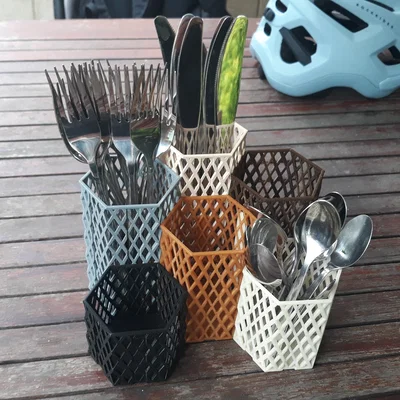 Bộ cốc lục giác lắp ghép thông minh (Variable Hexagon Cups)