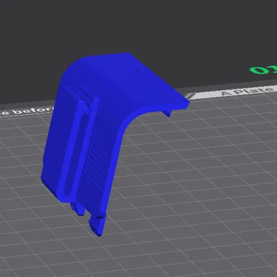 Kẹp thắt lưng tích hợp nắp pin cho tay cầm Xbox in 3D