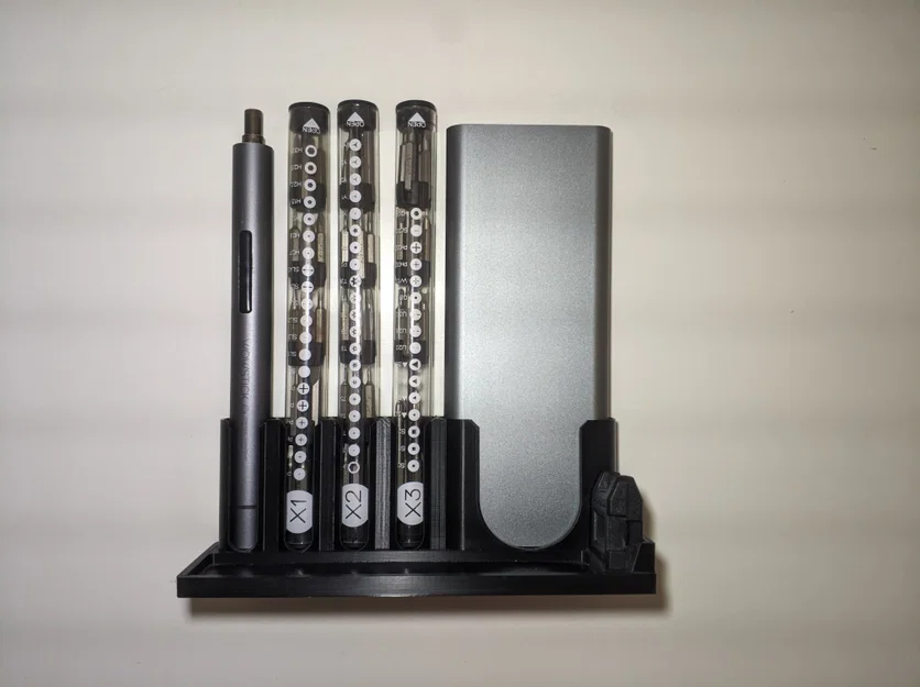 Giá đỡ bộ tua vít Wowstick và Xiaomi Mijia (3D Print Model) - Image 1