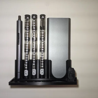 Giá đỡ bộ tua vít Wowstick và Xiaomi Mijia (3D Print Model)