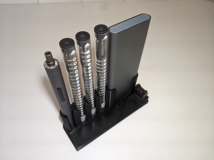 Giá đỡ bộ tua vít Wowstick và Xiaomi Mijia (3D Print Model) - Image 2