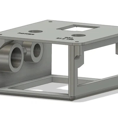 Bộ khung in 3D thiết bị phân tích khí Oxy và CO cho thợ lặn
