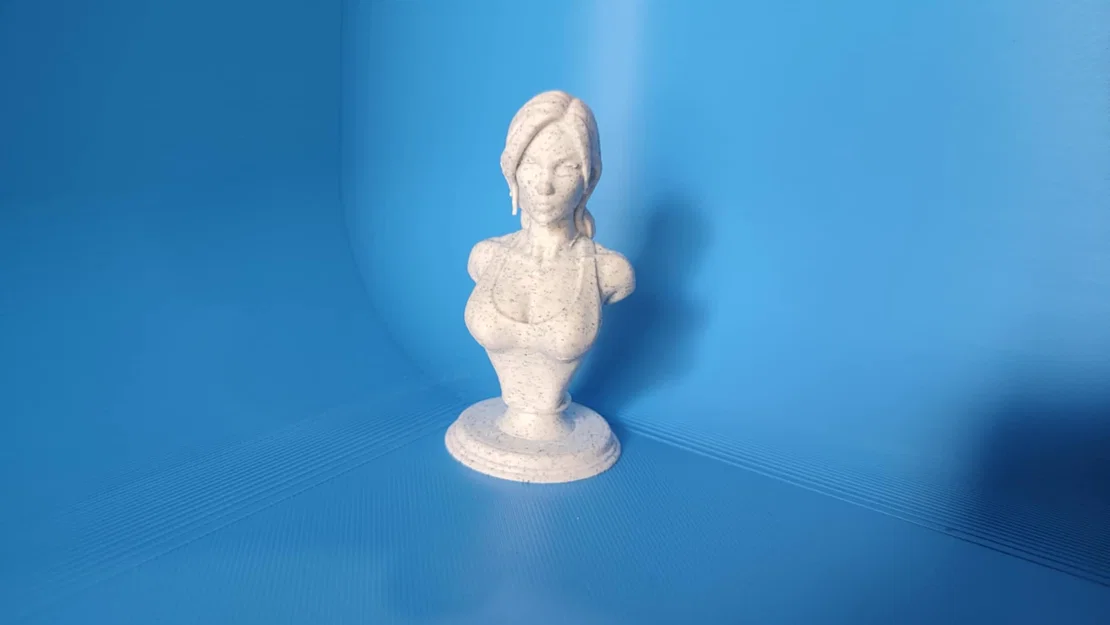 Mô hình tượng Lara Croft 3D ấn tượng - Tượng bán thân trang trí - Image 2