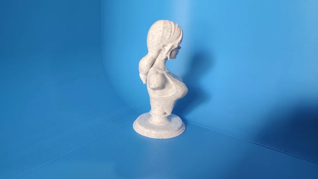 Mô hình tượng Lara Croft 3D ấn tượng - Tượng bán thân trang trí - Image 3