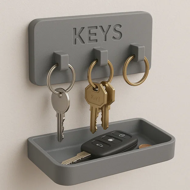KeyNest – Bộ treo tường & khay đựng đồ lặt vặt - Image 1
