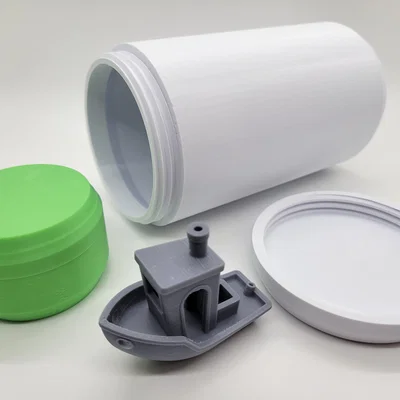 Hộp Đựng Nắp Vặn Tùy Biến (Custom Threaded Container)