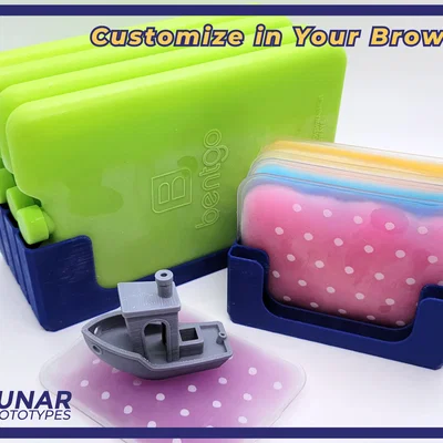 Giá đỡ đá gel tuỳ biến (Customizable Ice Pack Holder)