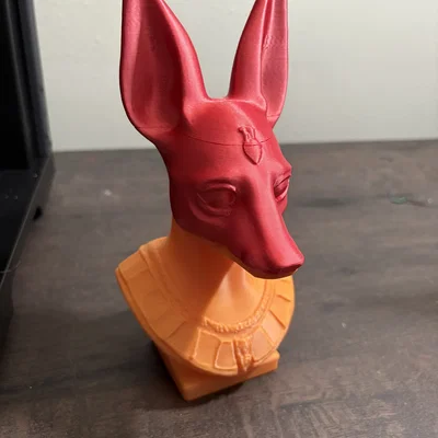 Mô hình đầu Thần Anubis Ai Cập