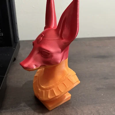 Mô hình đầu Thần Anubis Ai Cập