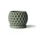 Chậu trồng cây 3D có khay hứng nước độc đáo - Tự in tại nhà - Thumbnail 1