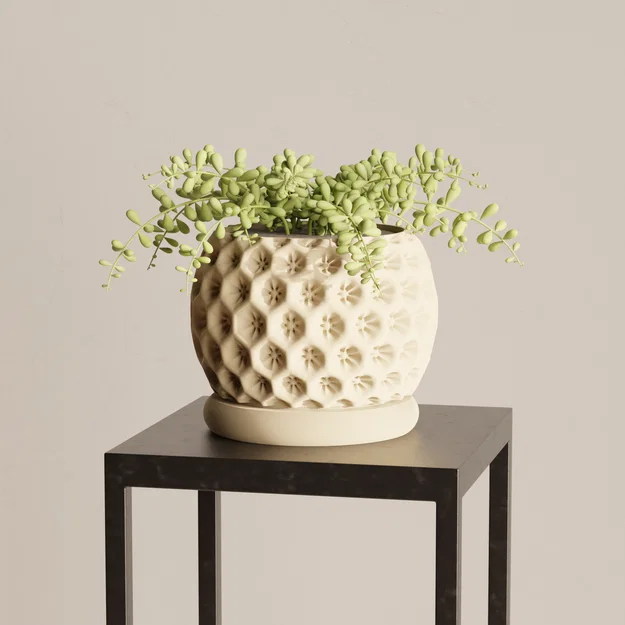 Chậu trồng cây 3D có khay hứng nước độc đáo - Tự in tại nhà - Image 4