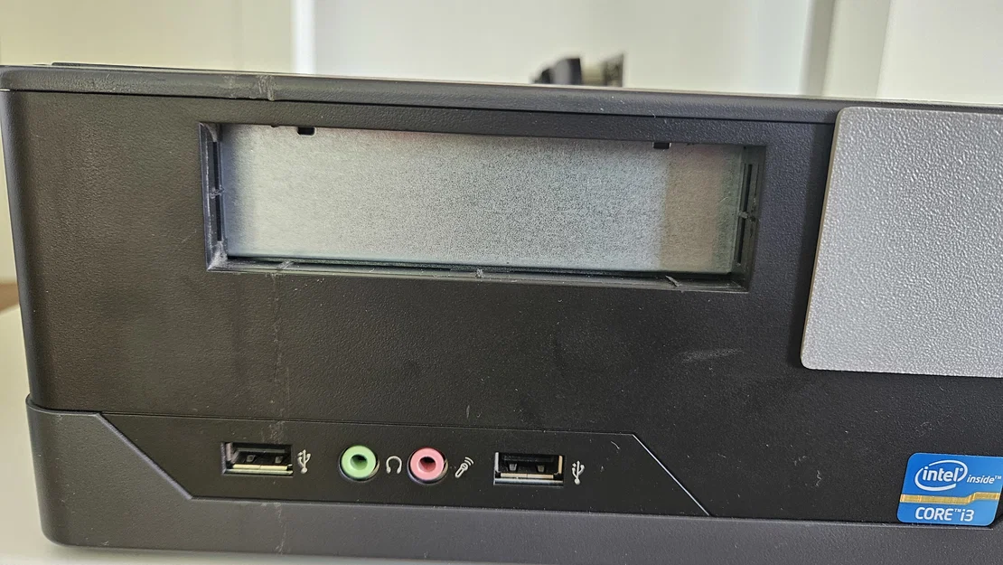 Nắp che khay 3.5" mặt trước PC (Generic Front Panel Cover) - dạng snap-in - Image 2