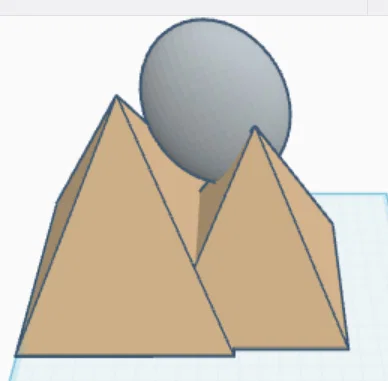 Mô hình decor Mặt Trăng và Núi (Moon and Mountains) in 3D - Image 1