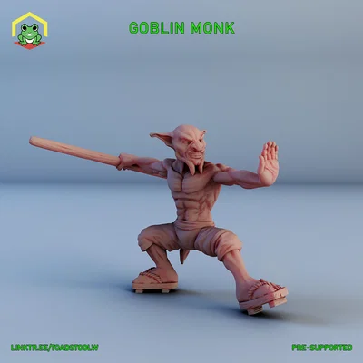 Goblin Monk – mô hình goblin tu sĩ để in 3D