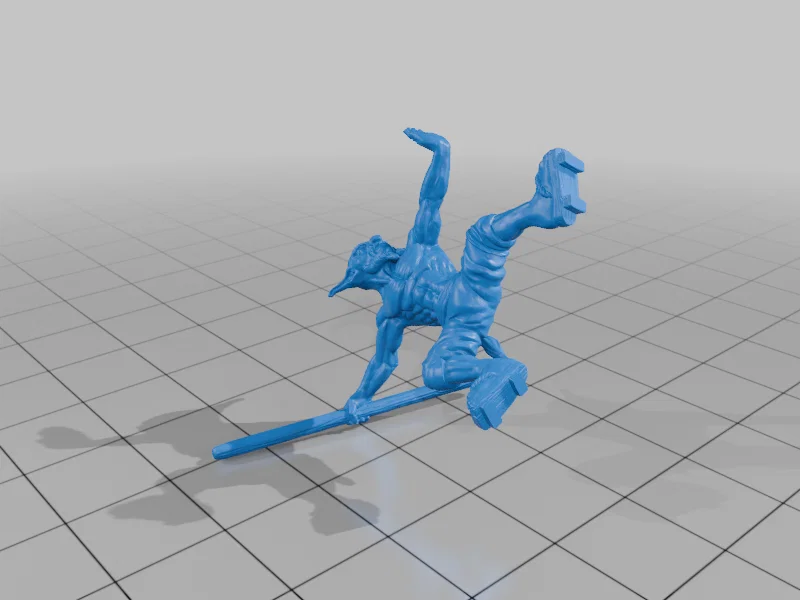 Goblin Monk – mô hình goblin tu sĩ để in 3D - Image 3