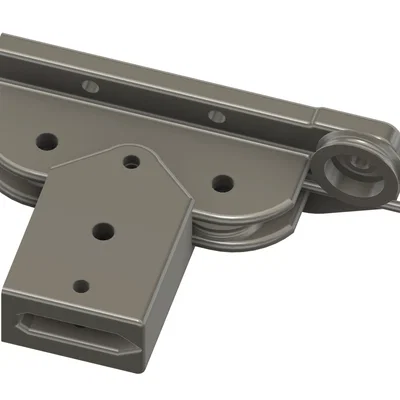 Pulley kéo cáp dùng 608 bearing cho roof box, xe đạp, garage