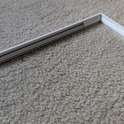 Khung nẹp in 3D gắn dải LED COB cho cửa kính IKEA HÖGBO