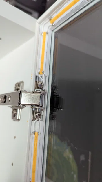 Khung nẹp in 3D gắn dải LED COB cho cửa kính IKEA HÖGBO - Image 7