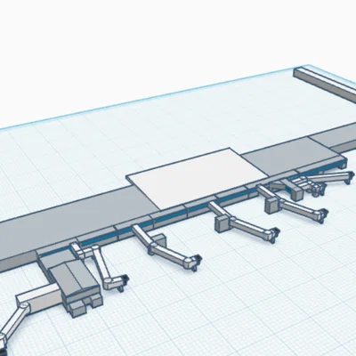 Mô hình 3D nhà ga sân bay Auckland (Auckland Airport) - File in 3D