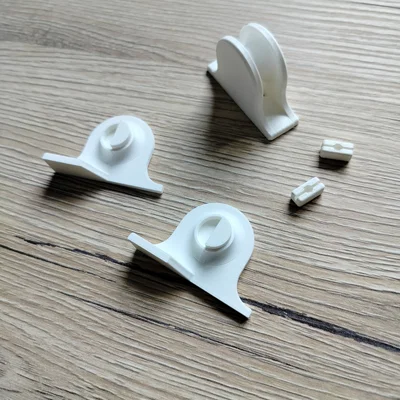 Bộ ròng rọc dẫn hướng và khớp nối dây rèm cửa in 3D