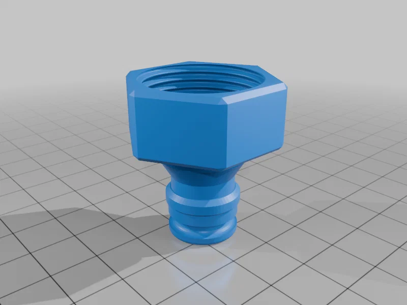 Khớp nối ống nước vườn 3/4 BSP - Phụ kiện in 3D bền bỉ - Image 1