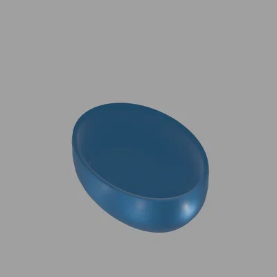 Mẫu in 3D Oblong Vase: Bình hoa, chậu cây trang trí đẹp mắt