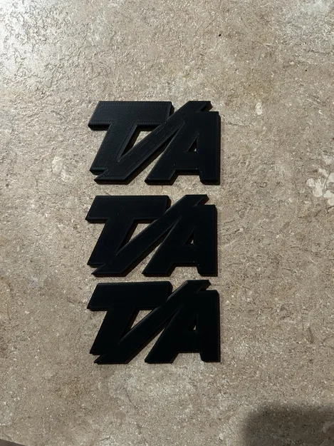 Biểu tượng T/A 3D in ấn cho xe Dodge Challenger - Image 1