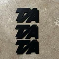 Biểu tượng T/A 3D in ấn cho xe Dodge Challenger - Thumbnail 1