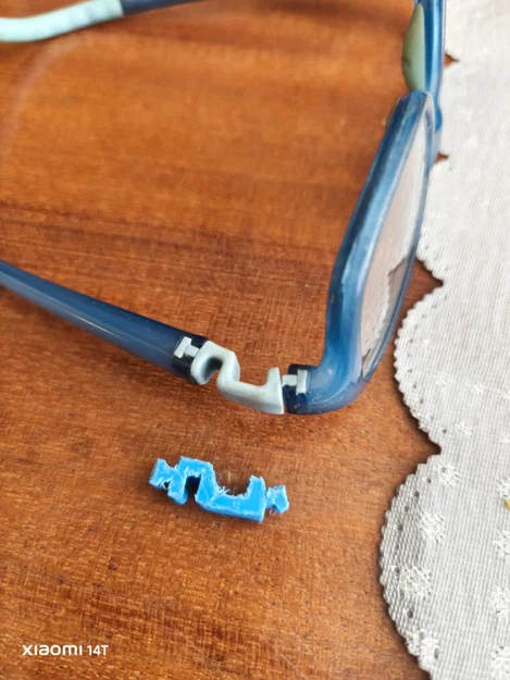 Khớp nối linh hoạt thay thế cho gọng kính trẻ em (in 3D TPU) - Image 4