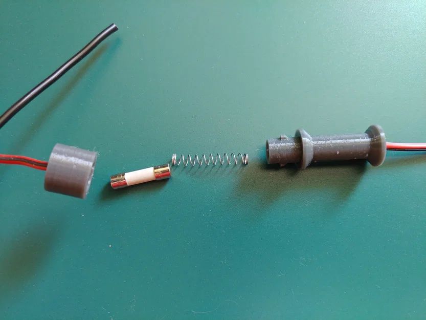 Đế giữ cầu chì 5x20mm có lò xo (tùy chỉnh tham số) - Image 3